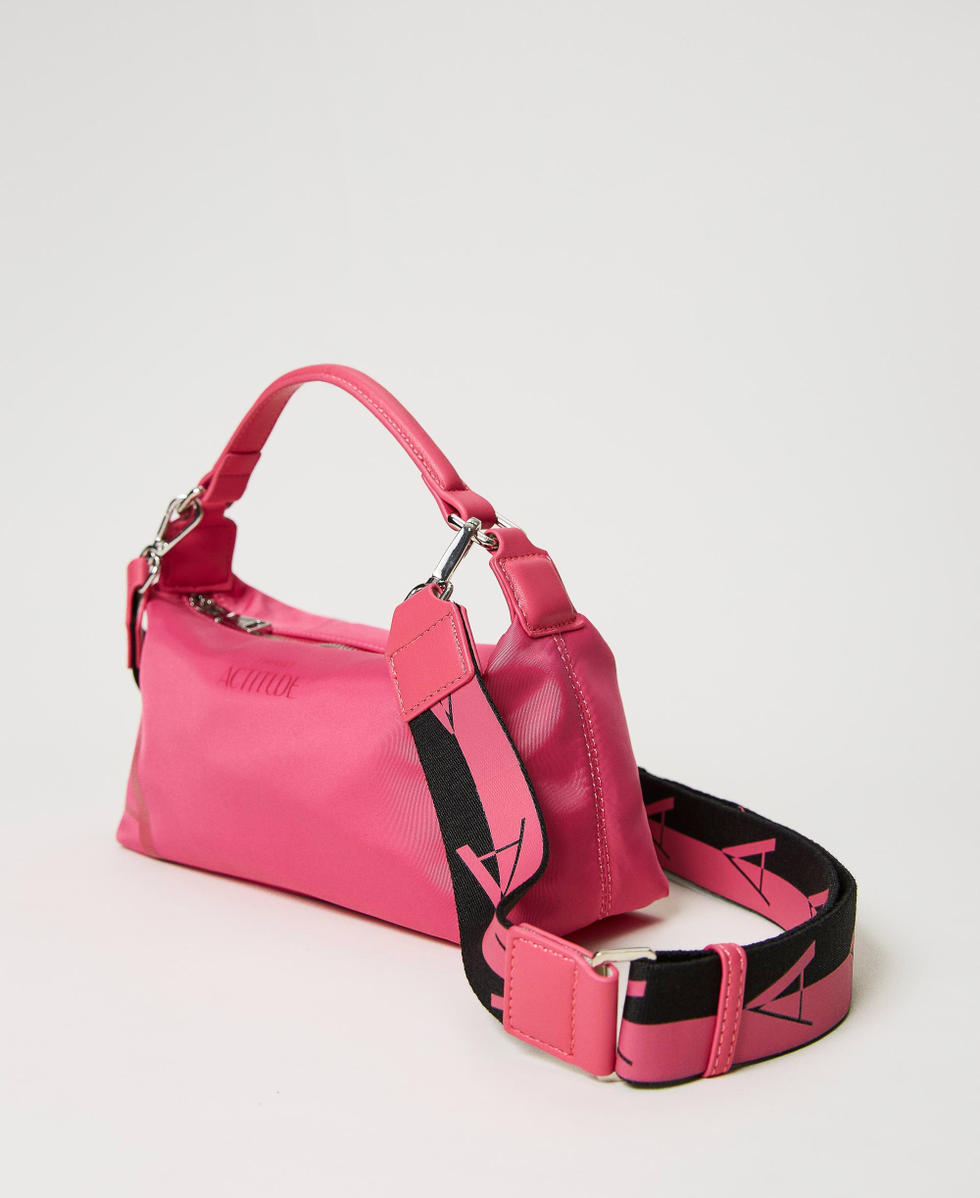 Borsa hobo con tracolla logata Donna Fucsia TWINSET Milano