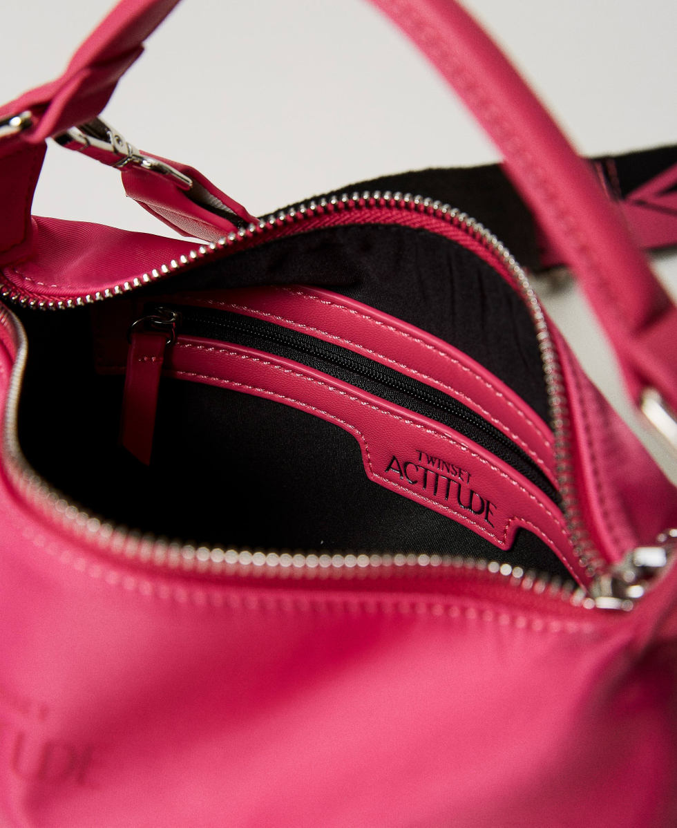 Borsa hobo con tracolla logata Donna Fucsia TWINSET Milano