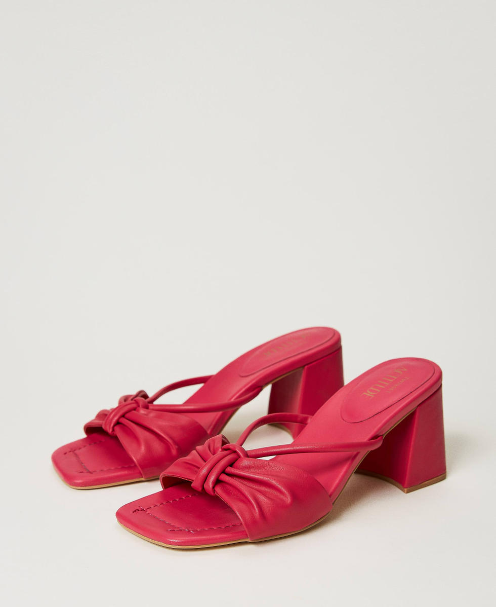 Fuchsia mules sale