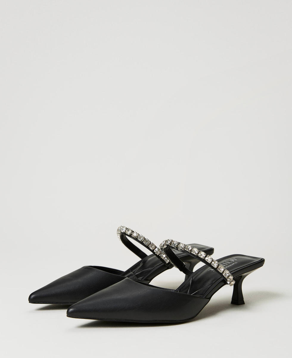 Mules with rhinestones online