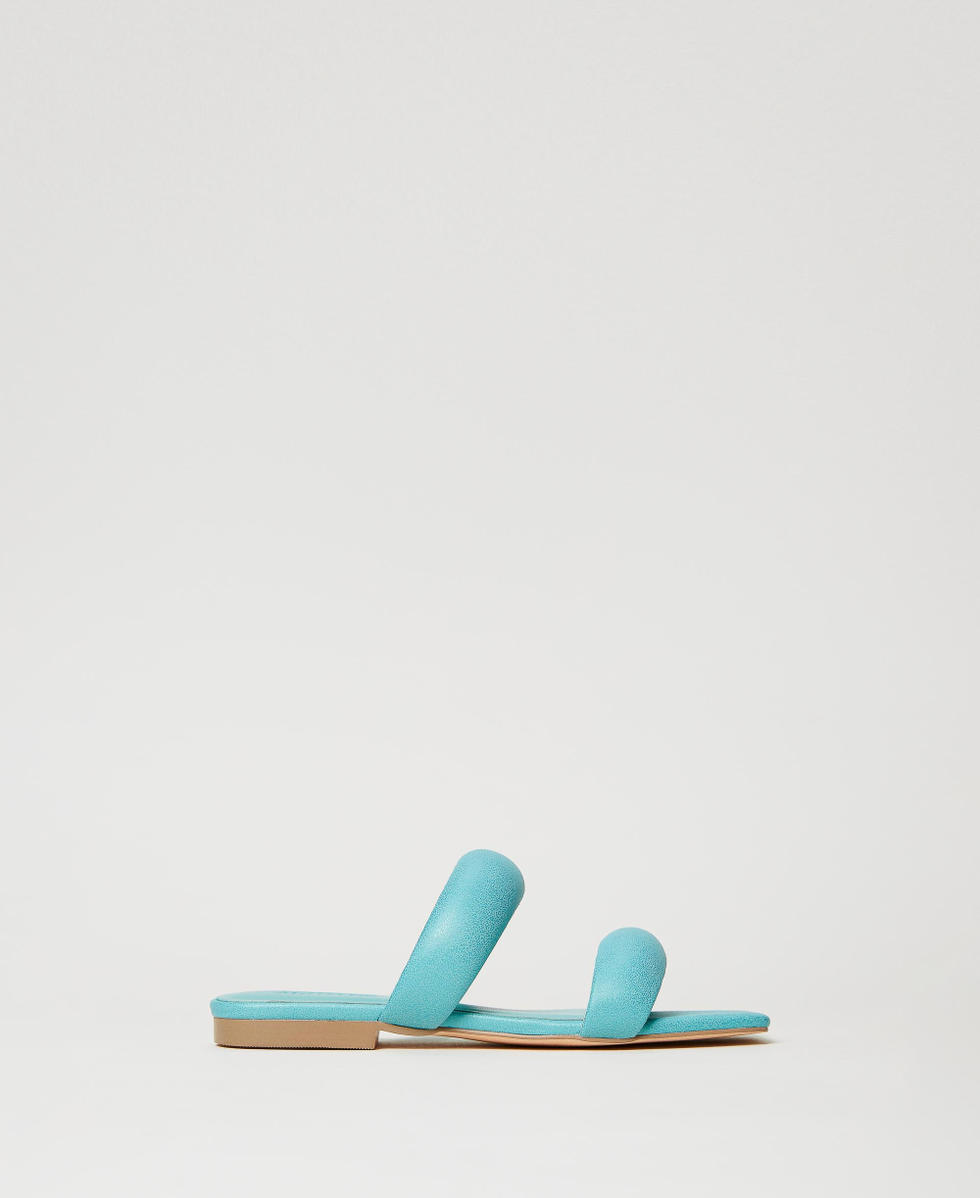 Slides with puffy bands