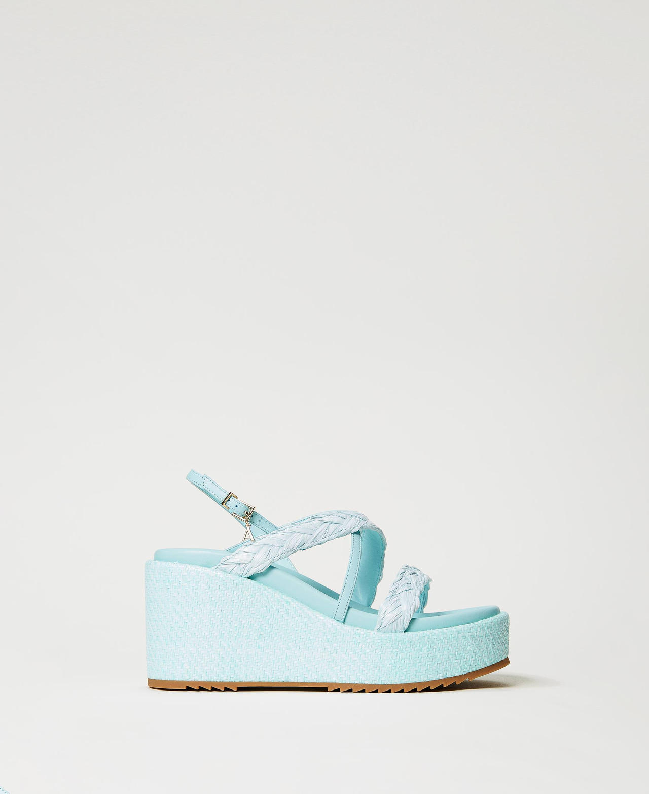 Light blue wedge heels cheap