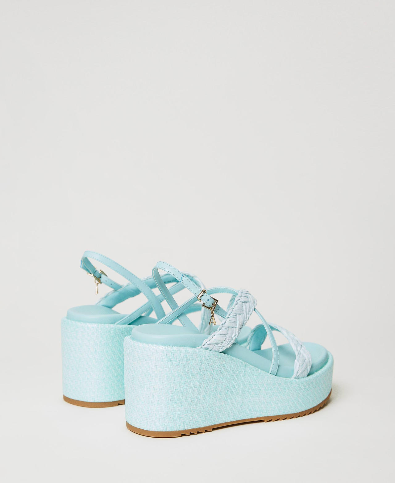 Saddler Raffia Wedge Sandal