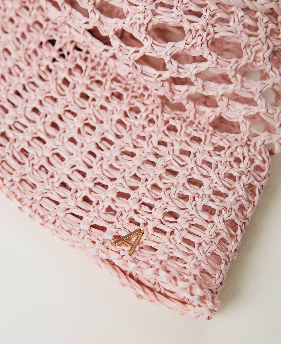 Gorro pescador con efecto rafia Rosa nube Mujer 231AO5010_10575_02