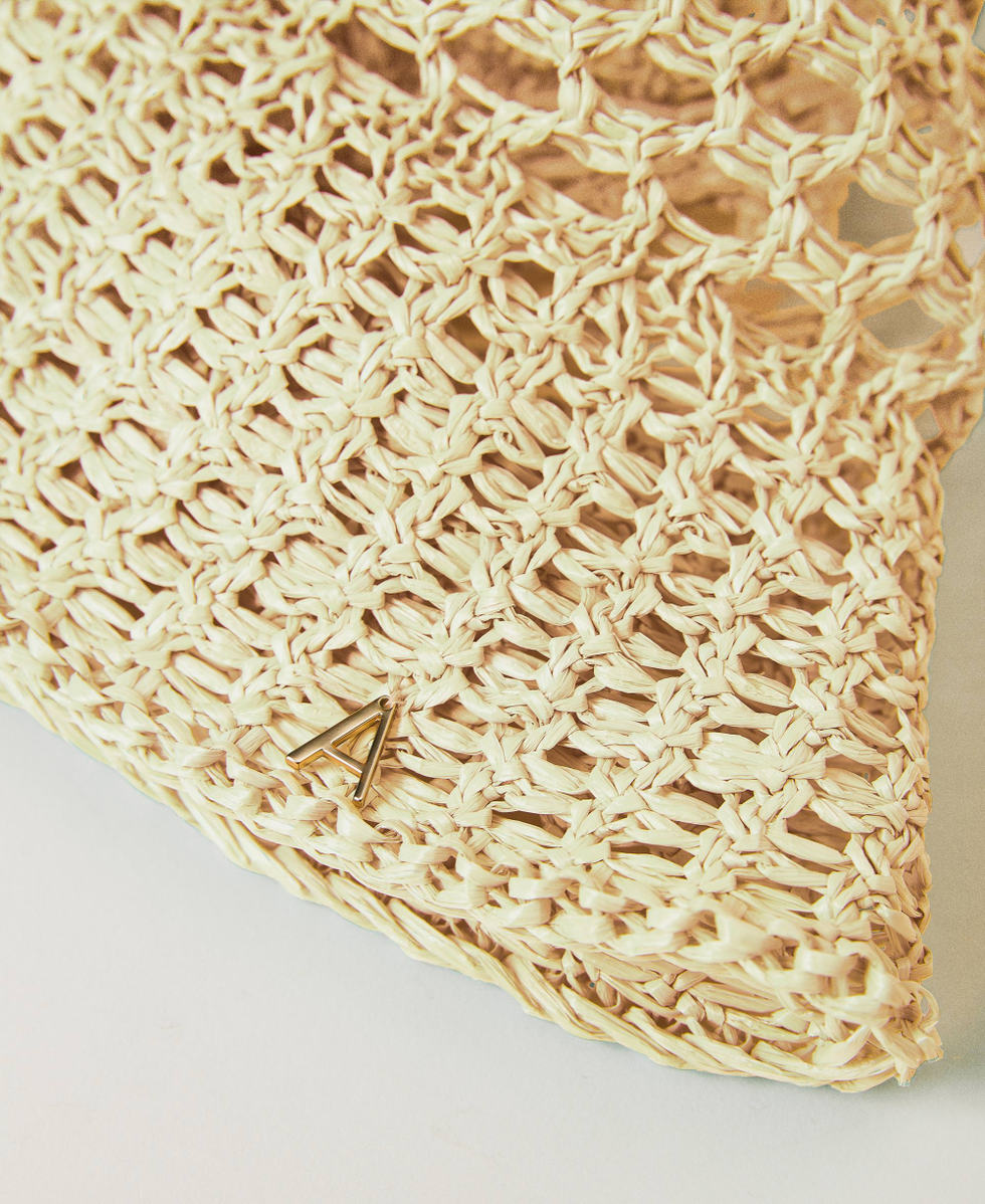 Raffia-like bucket hat