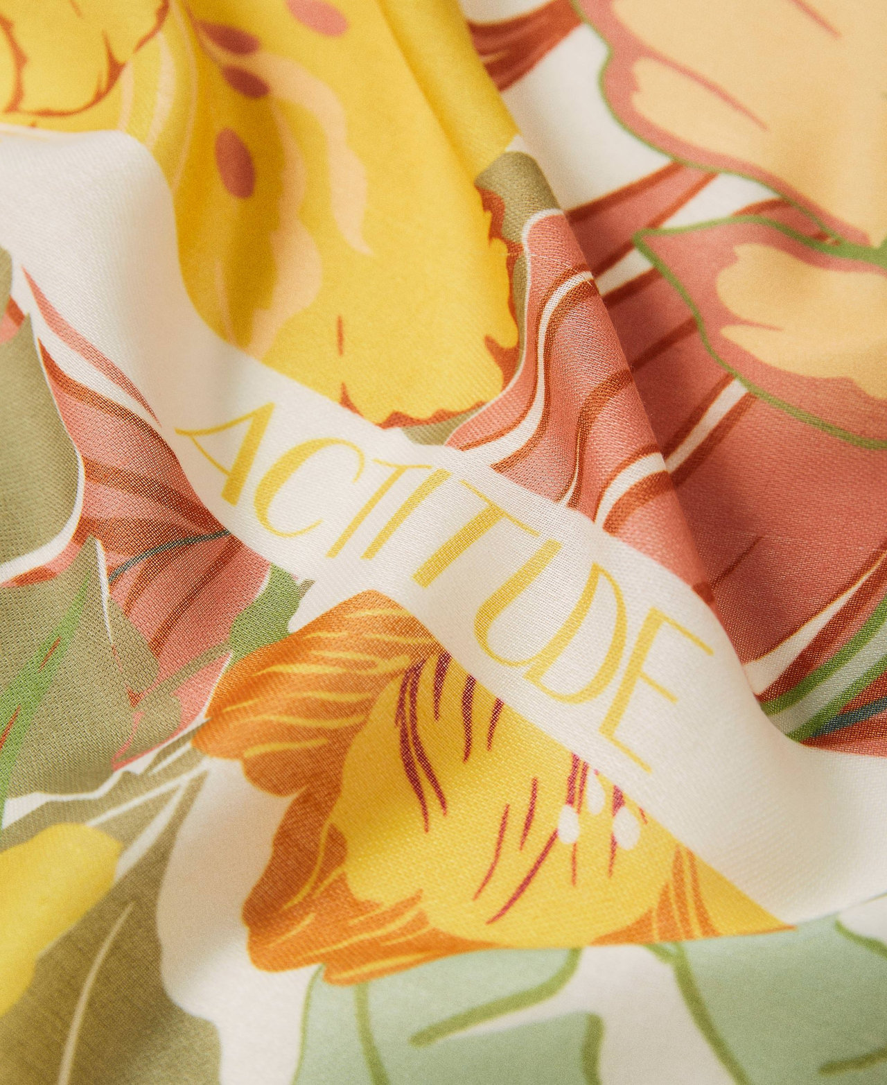 Kefiah con stampa e logo