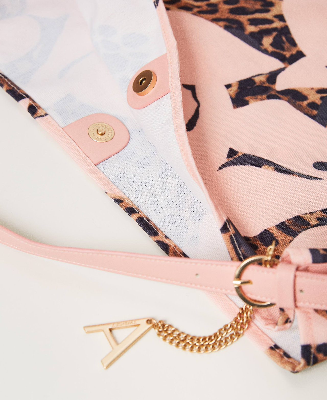 Besace en toile imprimée