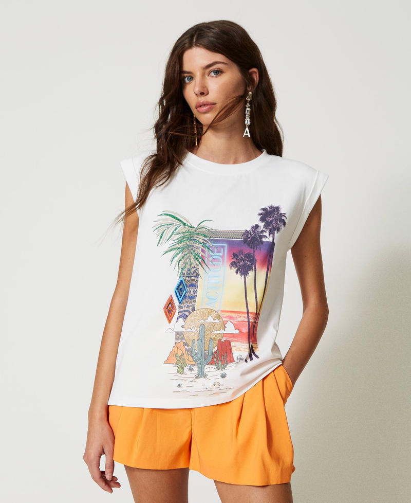 T-shirt regular in cotone organico