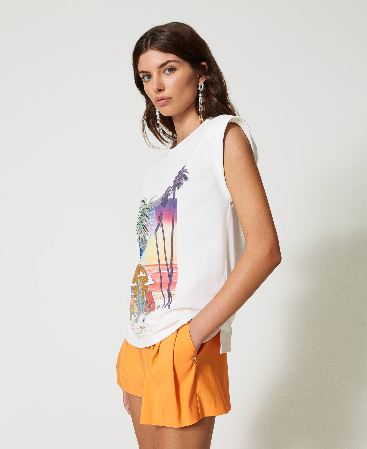 T-shirt regular in cotone organico