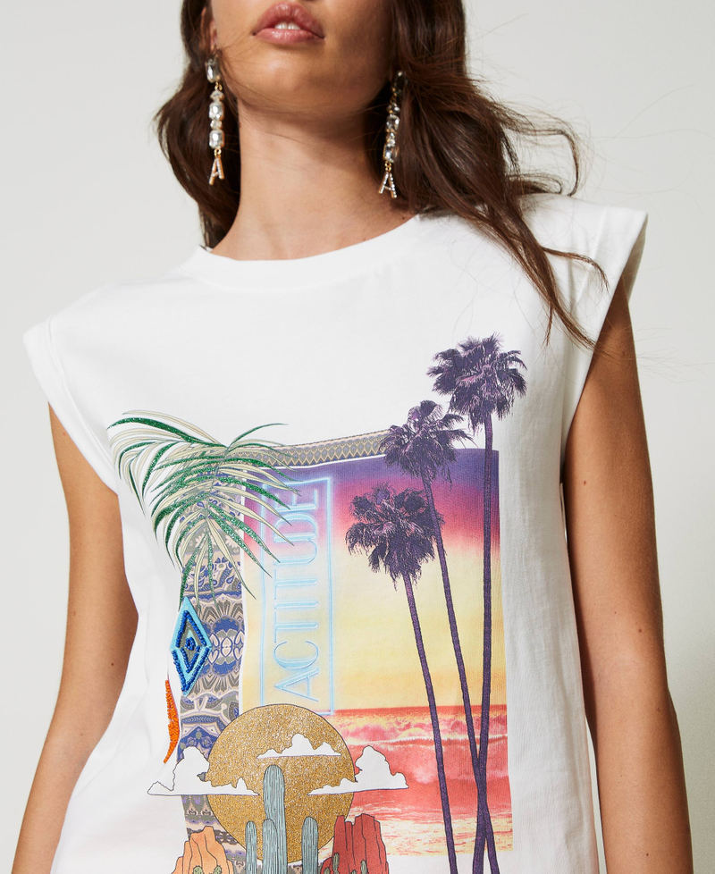 T-shirt regular in cotone organico