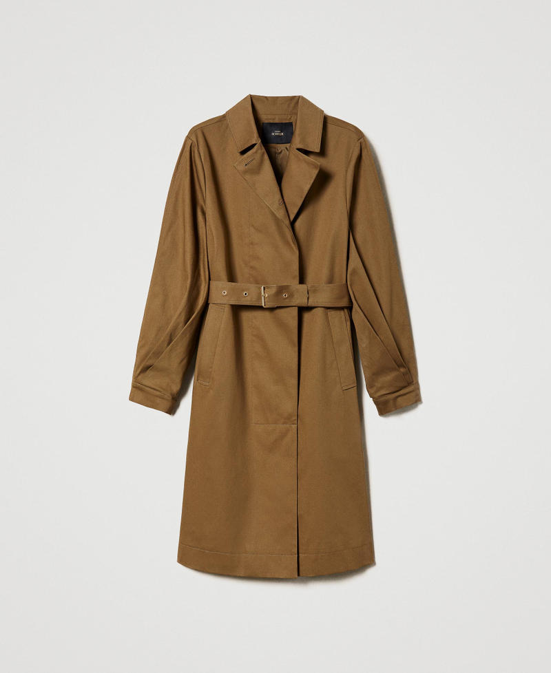 Trench doppiopetto in cotone Desert Palm Donna 231AP2090_10335_S0