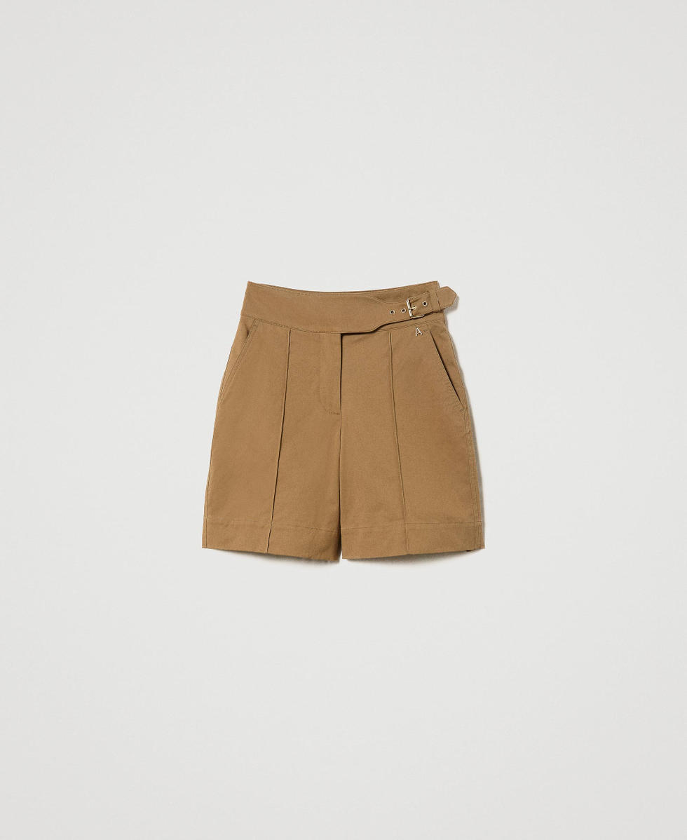 Recycled cotton Bermuda shorts