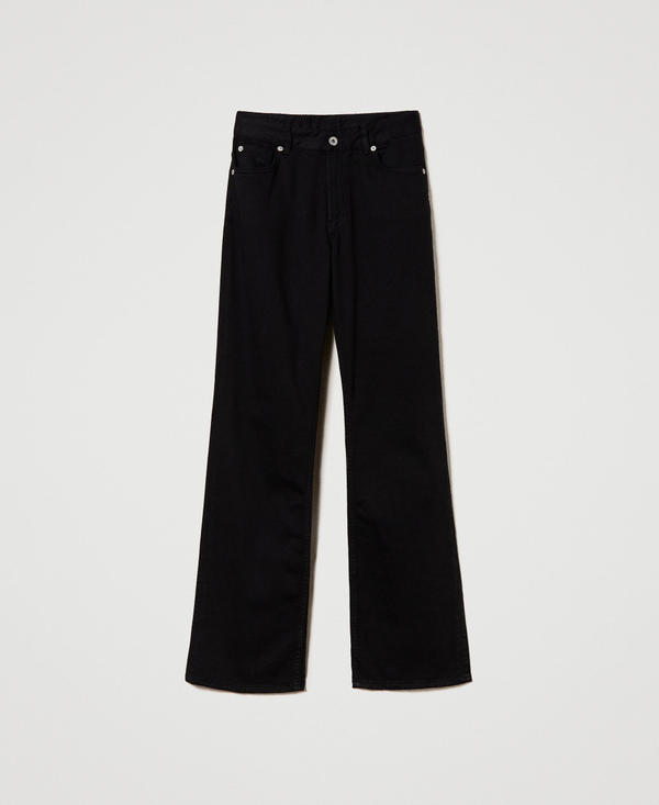 Pantaloni flare in bull