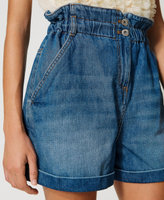 High waist denim shorts