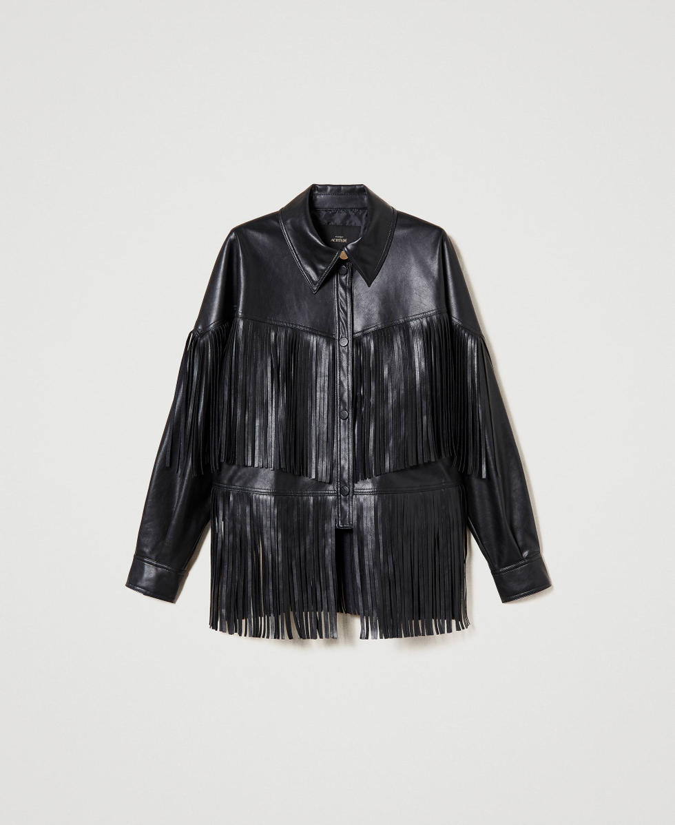 Giacca pelle twin set sale