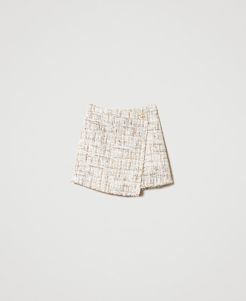 Mini-jupe en tissu bouclé avec sequins Soft Bouclé Femme 231AP2472-0S