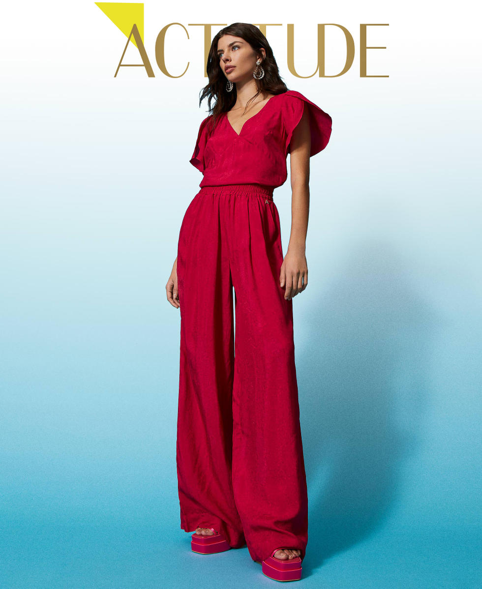 Pantaloni palazzo twin set discount