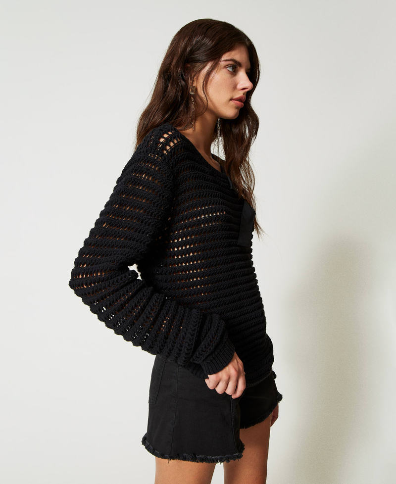 Regular fit jumper with bows