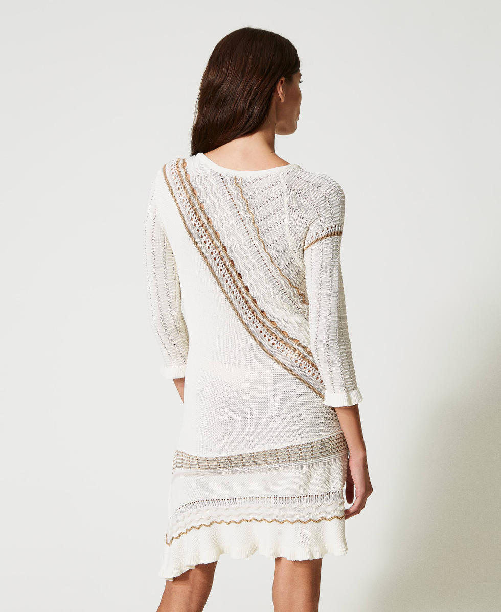 Knit asymmetric dress