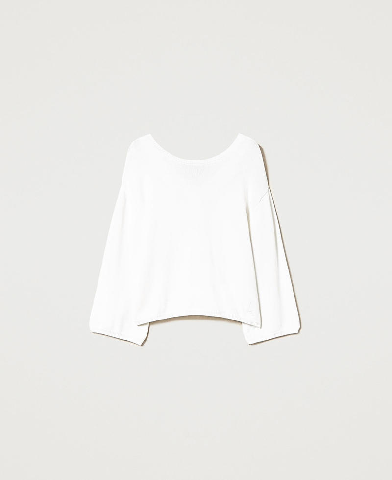 Pull double usage avec incrustation Nacre Femme 231AP3551_00059_0S