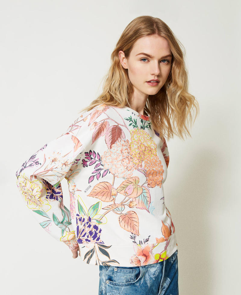 Sudadera MYFO con estampado de flores