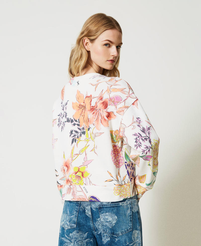 Sudadera MYFO con estampado de flores