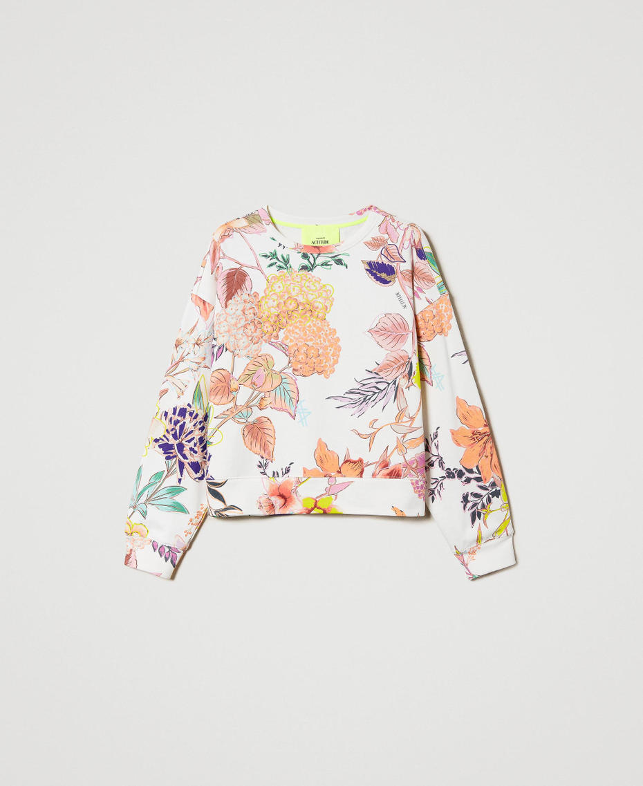 Sudadera MYFO con estampado de flores
