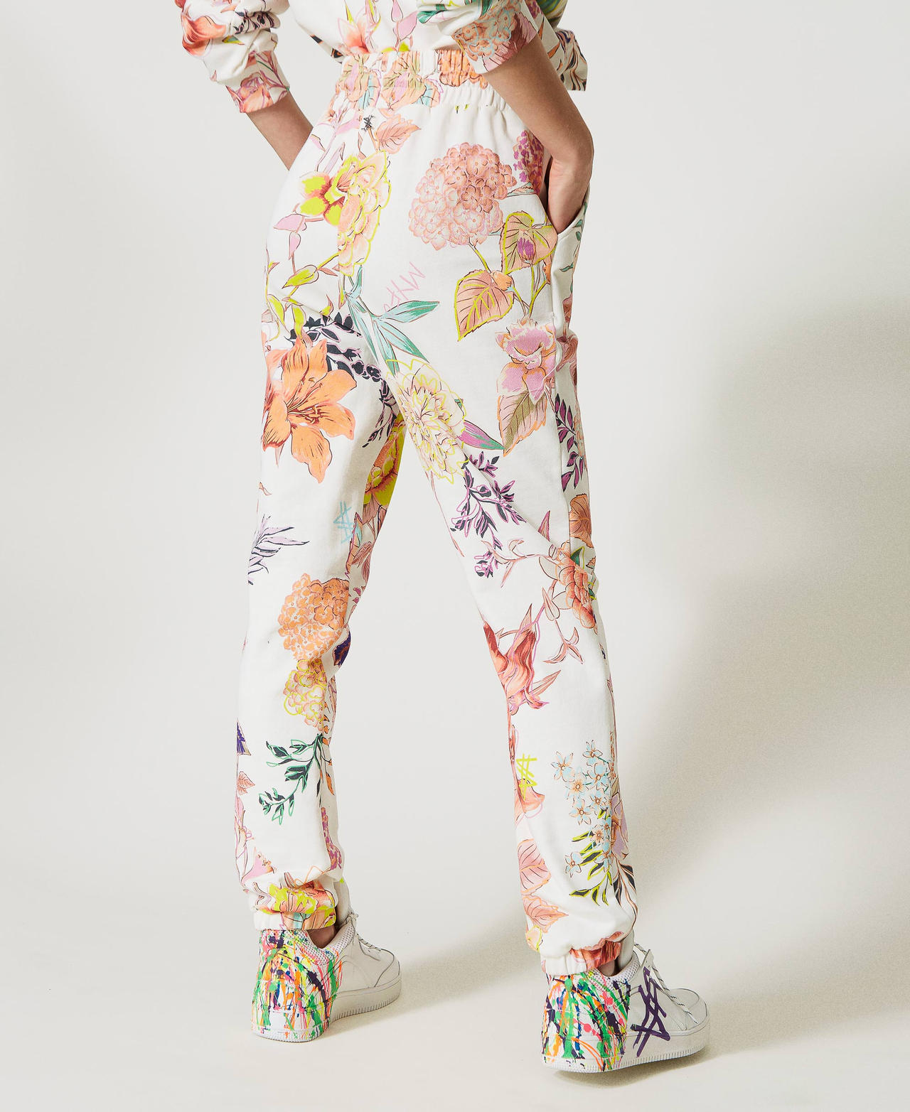 MYFO Joggers with floral print