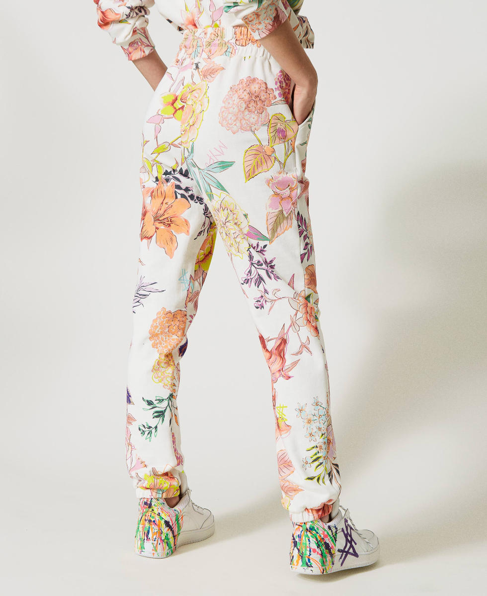 MYFO Joggers mit Blumenprint