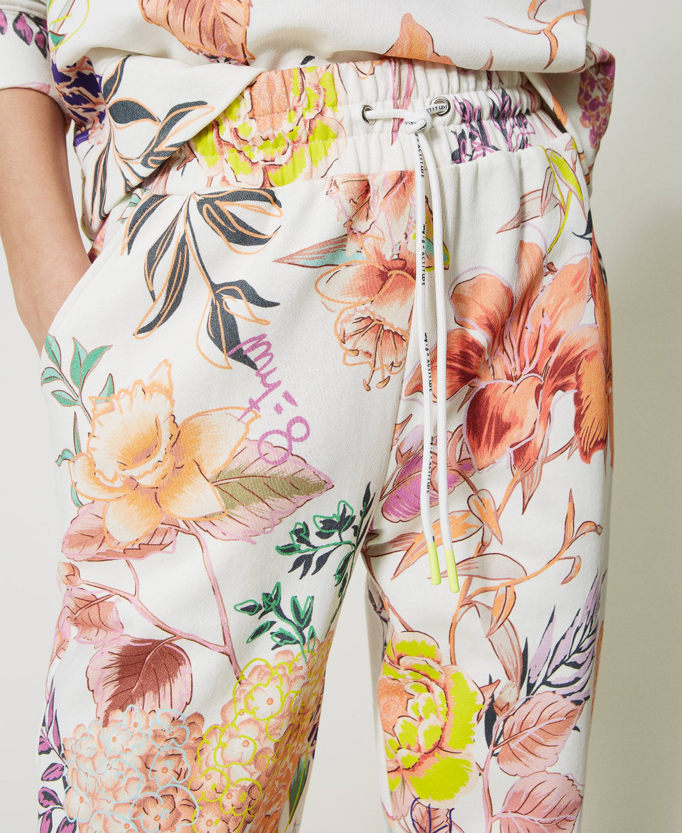 Floral joggers online