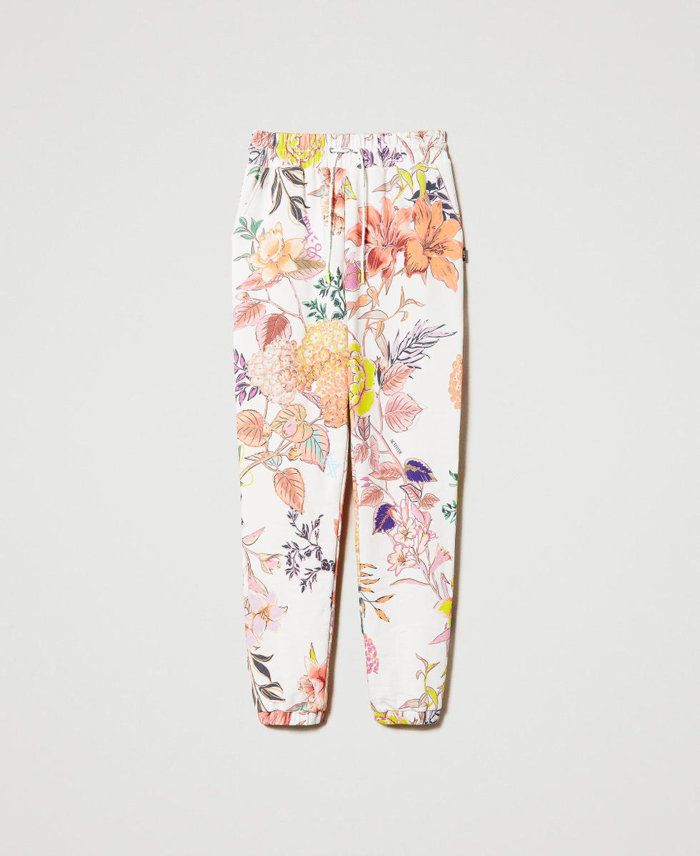 MYFO Joggers mit Blumenprint