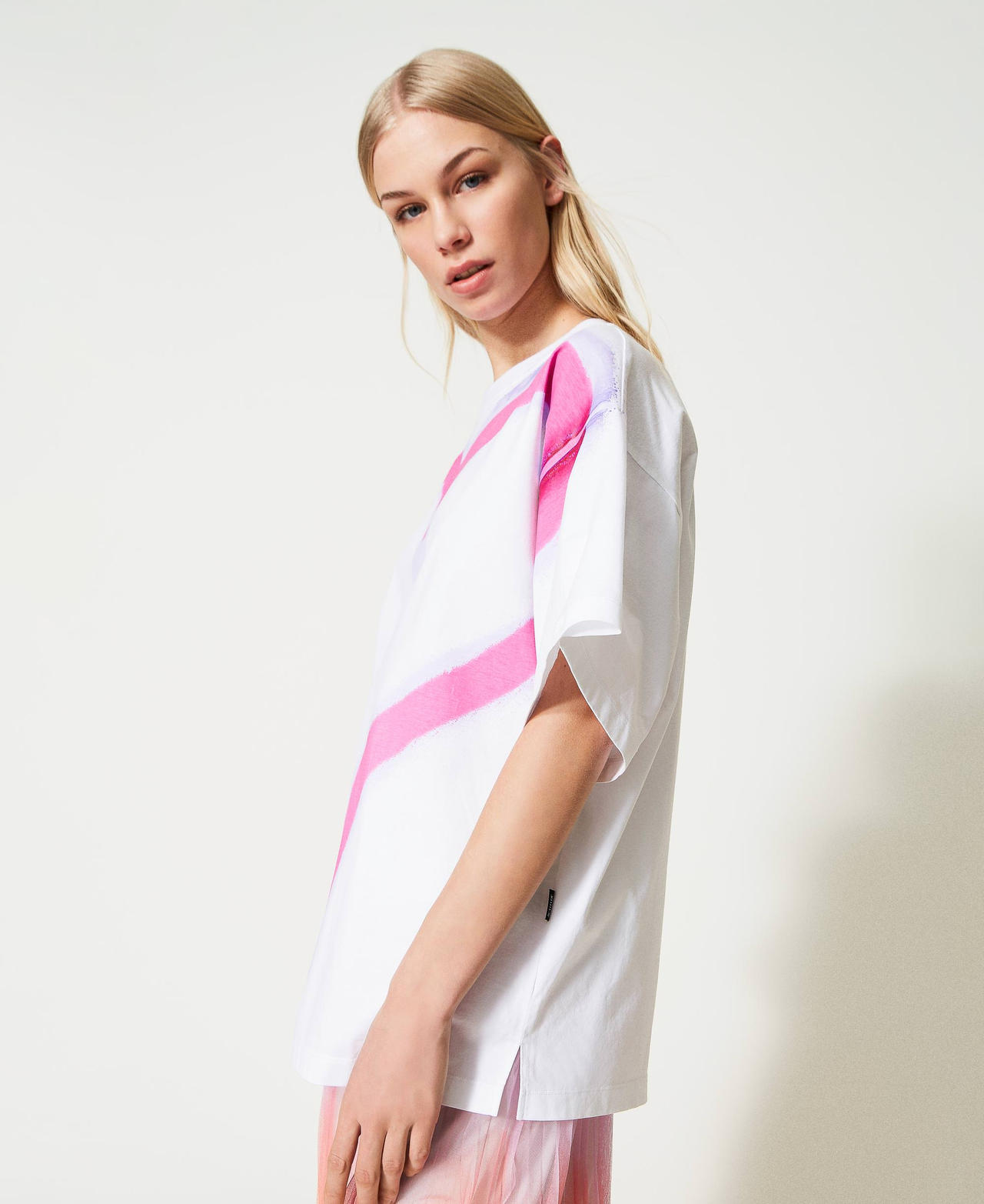MYFO t-shirt with maxi heart print