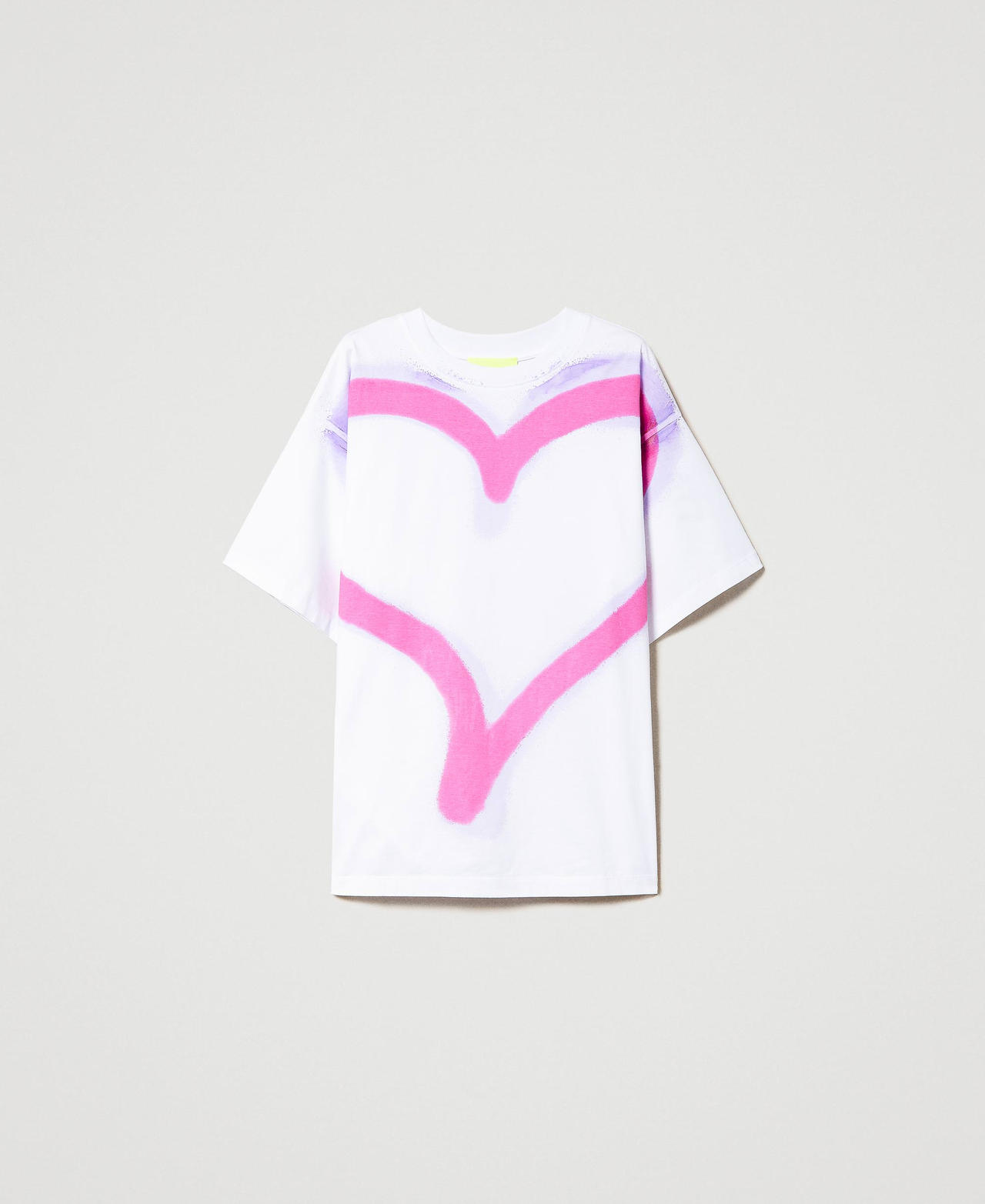 MYFO t-shirt with maxi heart print