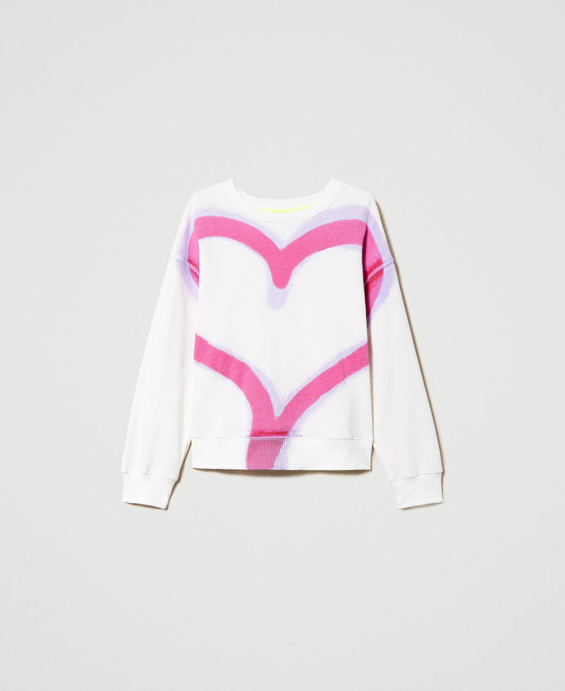 MYFO sweatshirt with maxi heart print