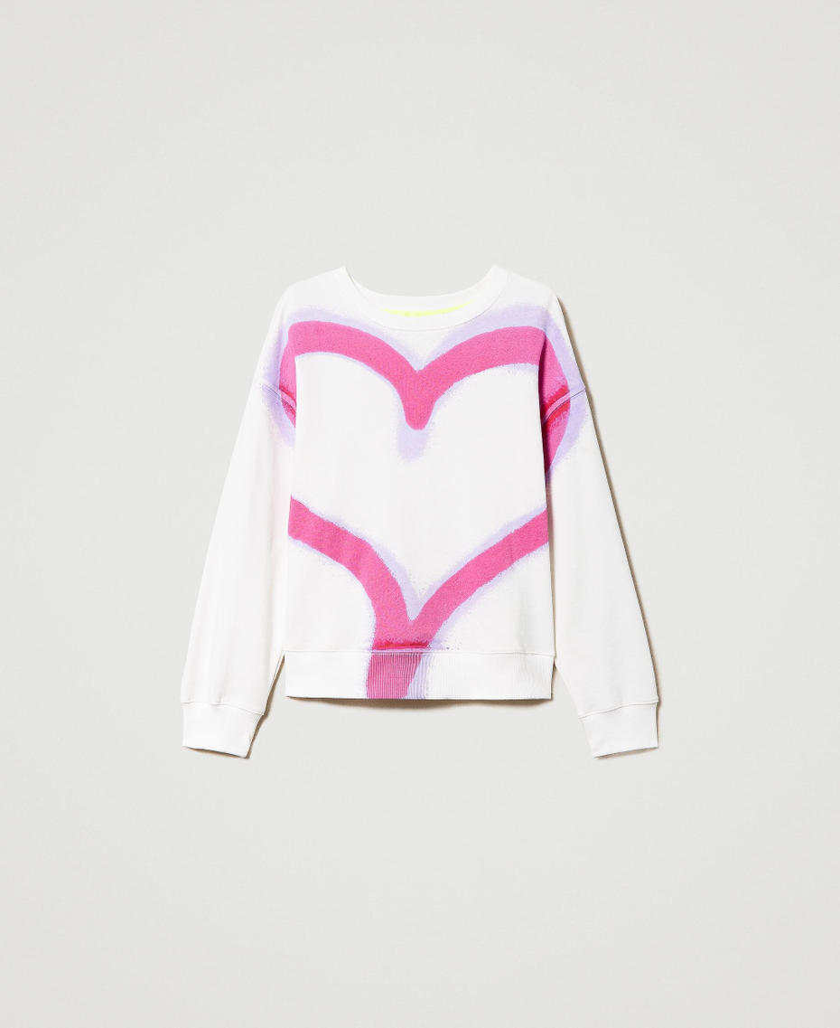 MYFO sweatshirt with maxi heart print