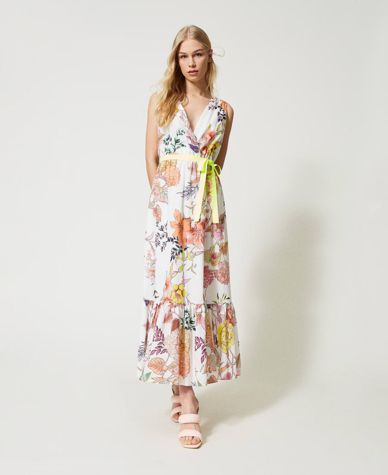 MYFO long dress with floral print