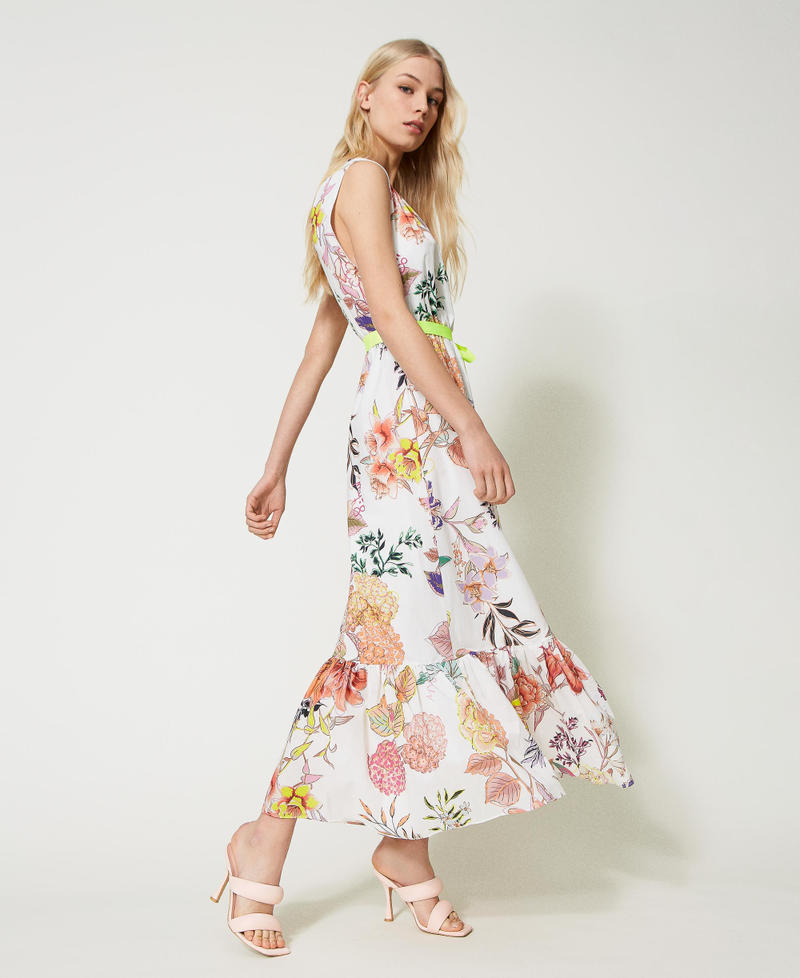Abito lungo MYFO con stampa a fiori Donna Fantasia TWINSET Milano