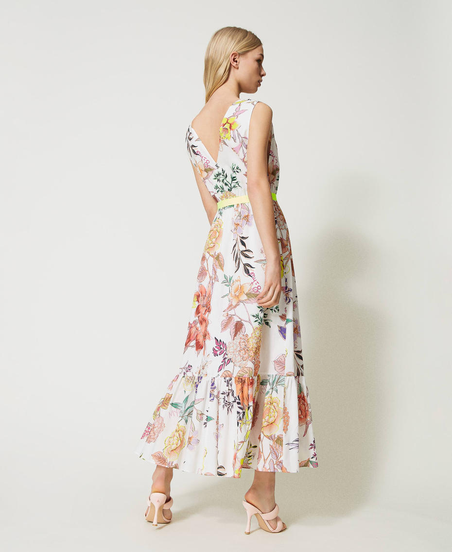 Abito lungo MYFO con stampa a fiori Donna Fantasia TWINSET Milano