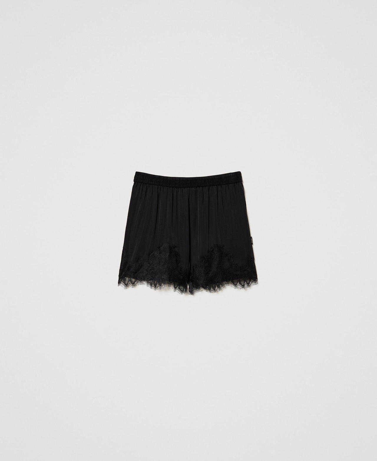 Short MYFO en satin avec dentelle