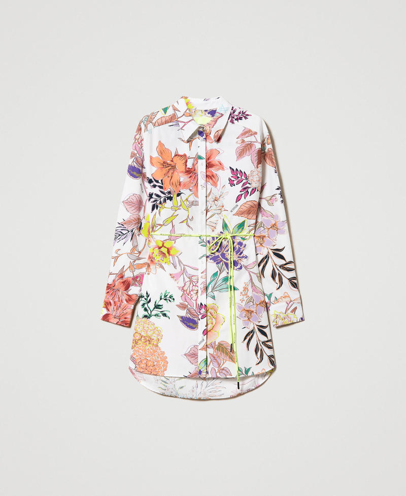 Robe chemisier courte MYFO avec imprimé floral Imprimé Sanderson MYFO Femme 231AQ2151-0S