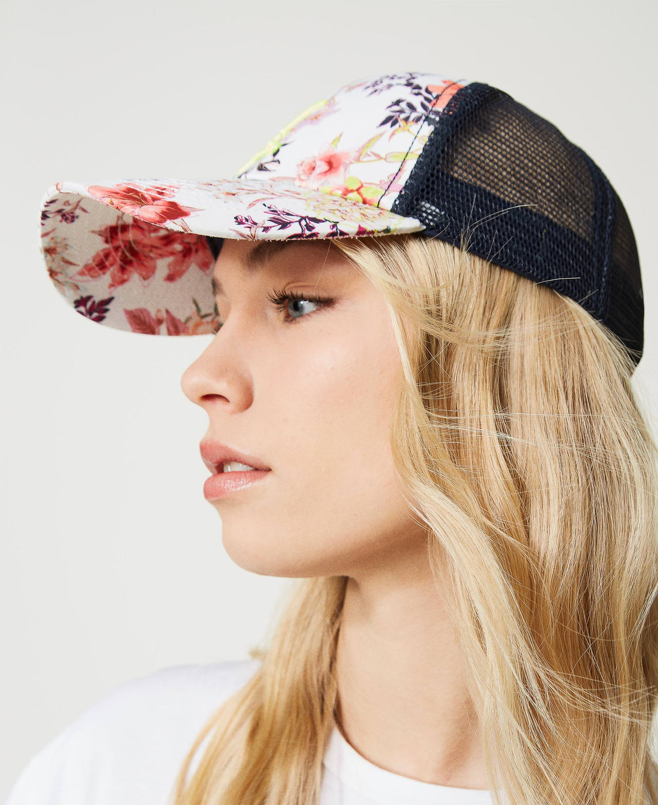Womens floral outlet baseball cap