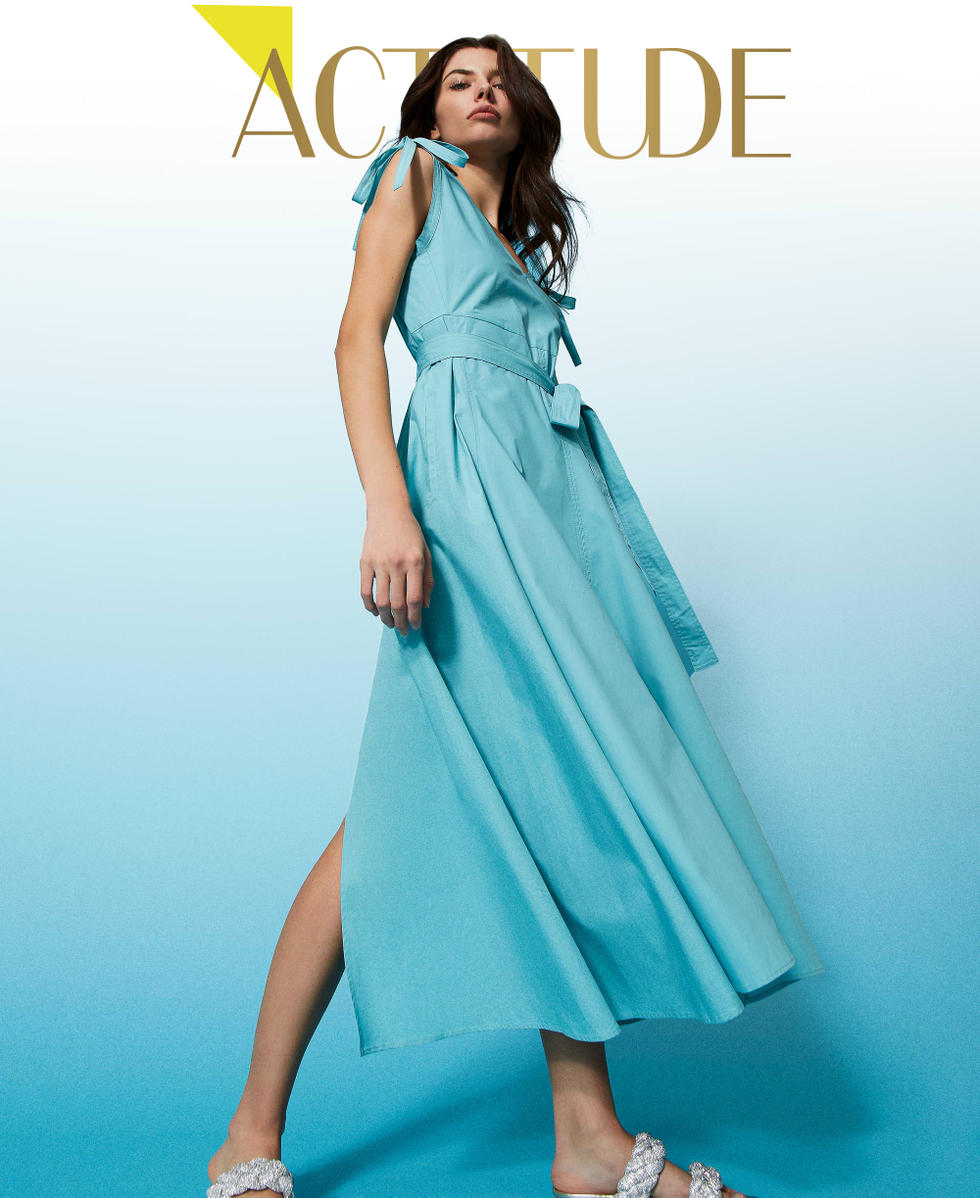 Robe longue coton bio outlet