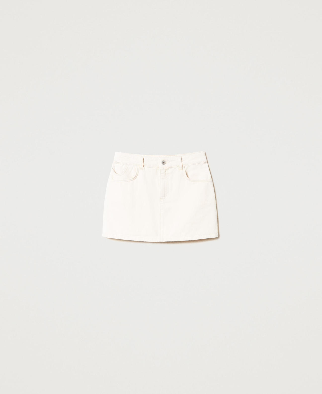 Mini-jupe en coton bio