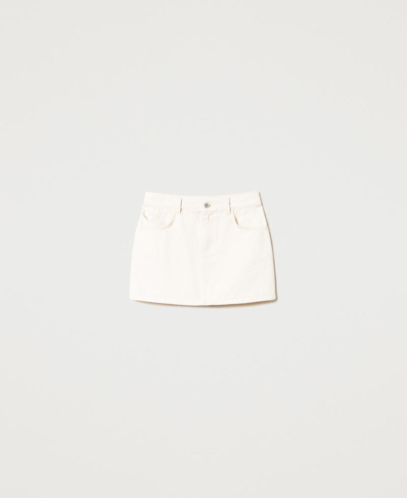 Mini-jupe en coton bio