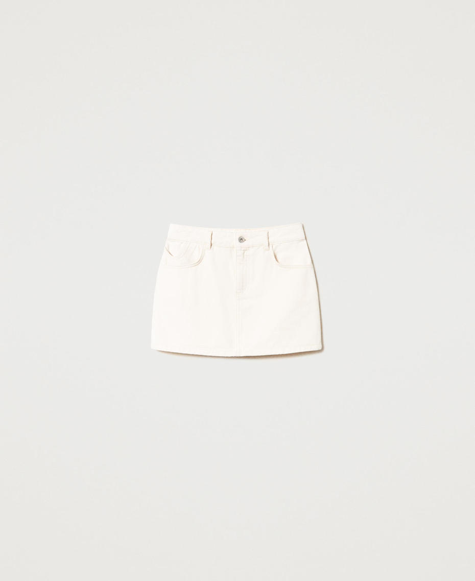 Mini-jupe en coton bio