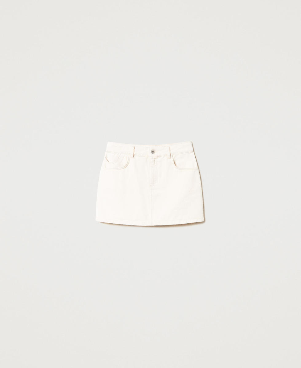 Organic cotton miniskirt