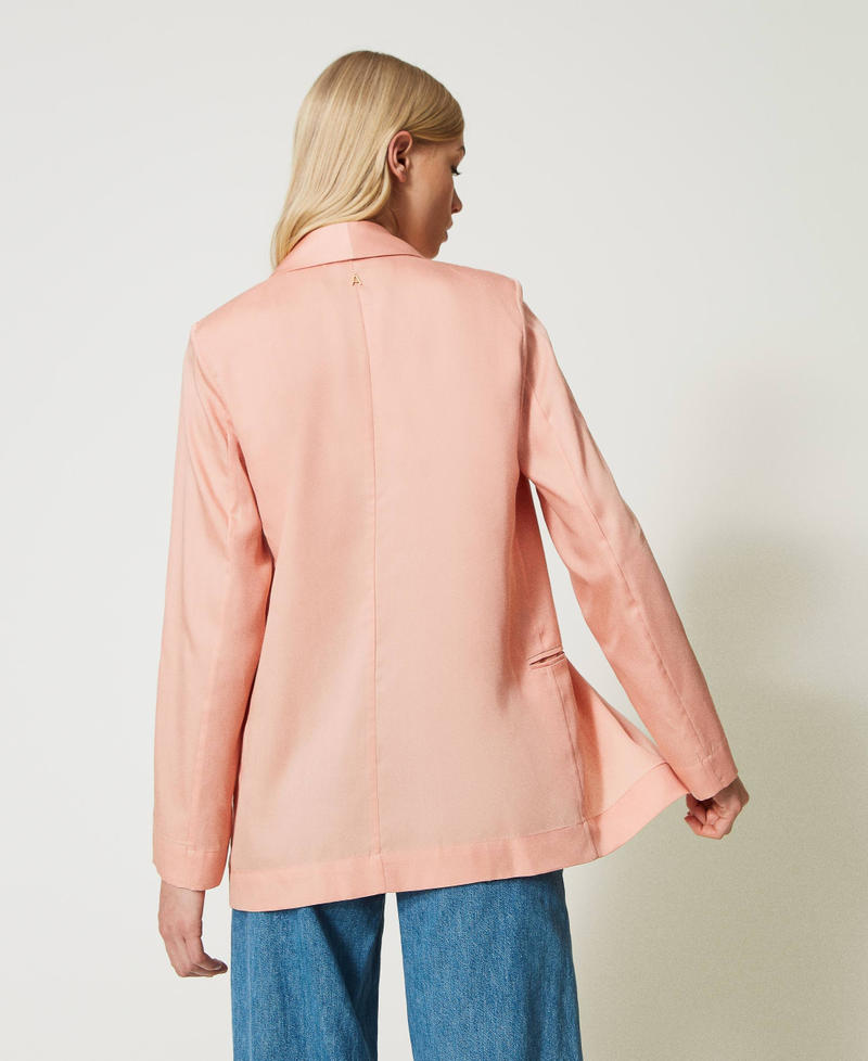 Blazer avec revers châle