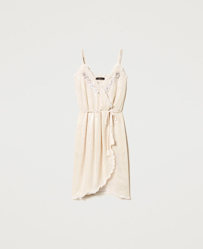 Von Hand besticktes Paillettenkleid