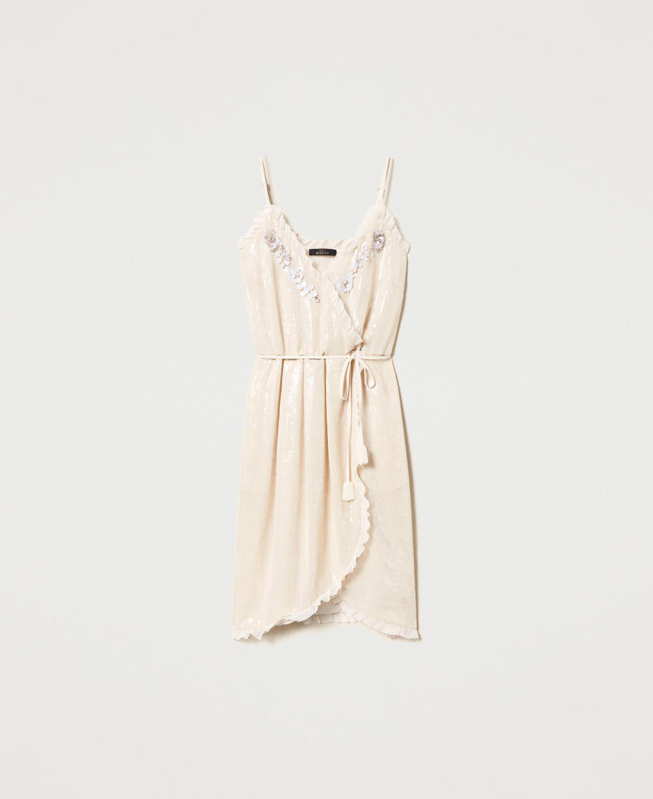 Von Hand besticktes Paillettenkleid