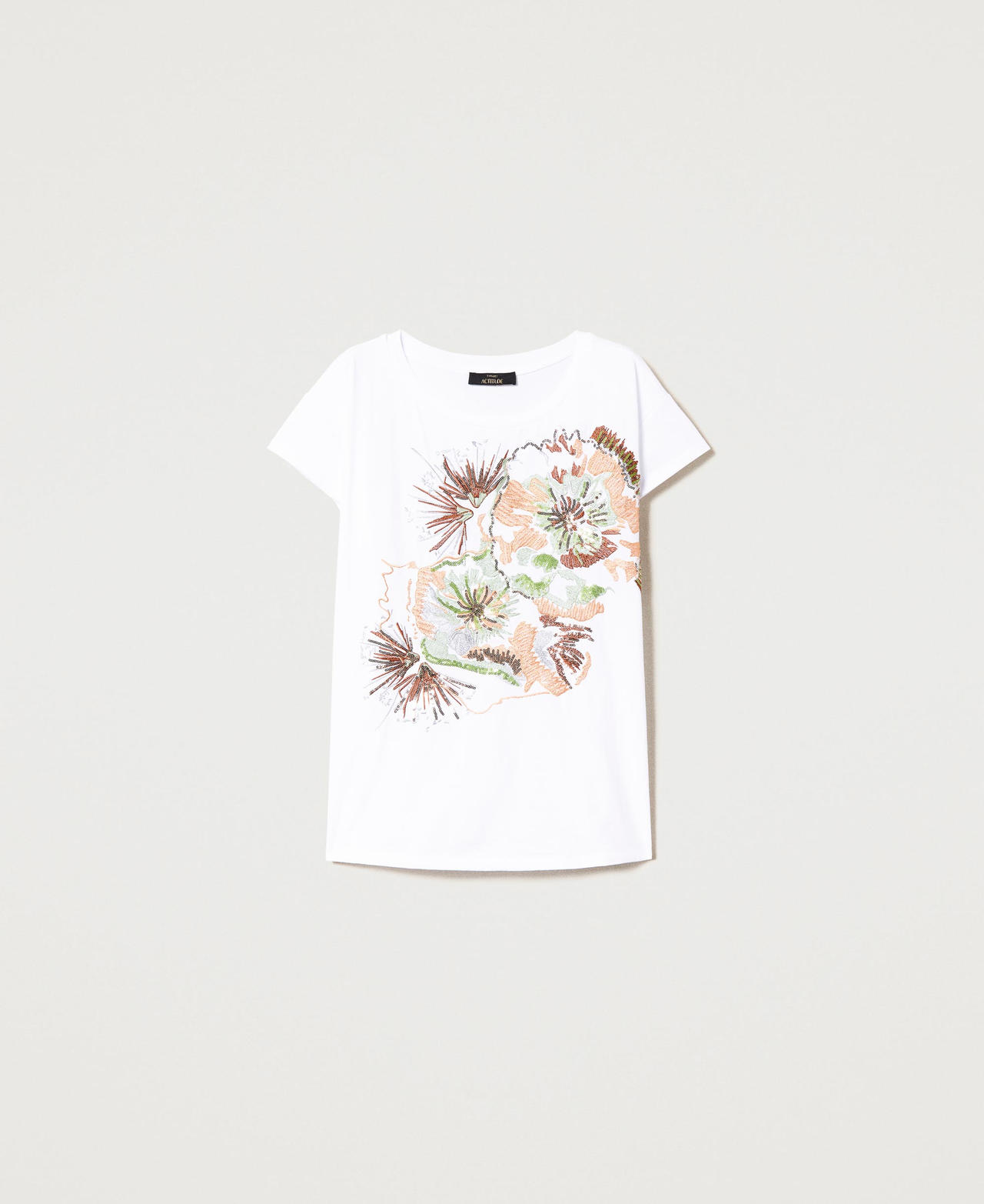 T-shirt oversize avec broderie